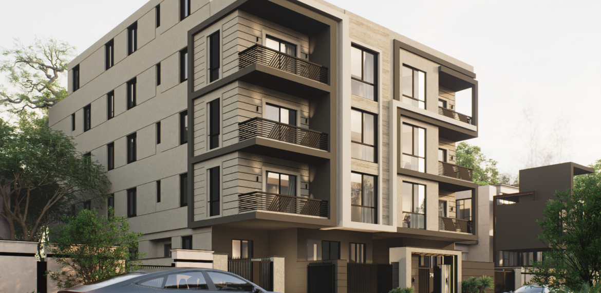 74B Residence New Cairo | Modern Residential Building Design